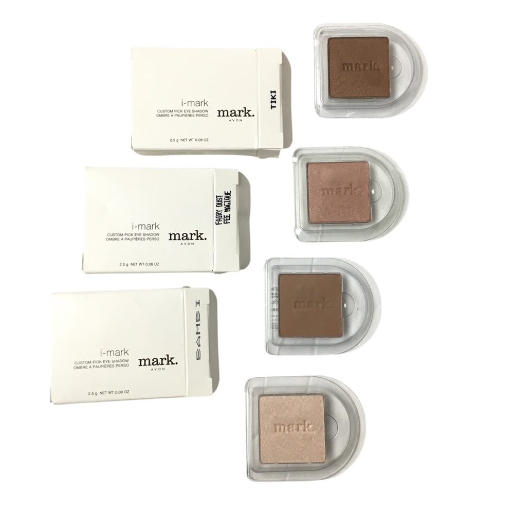 mark. Lot of 4 i-mark Custom Pick Eye Shadow Tiki Fairy Dust Bambi Biscotti RARE